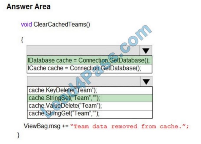 Lead4Pass AZ-204 dumps for Developing Solutions for Microsoft Azure