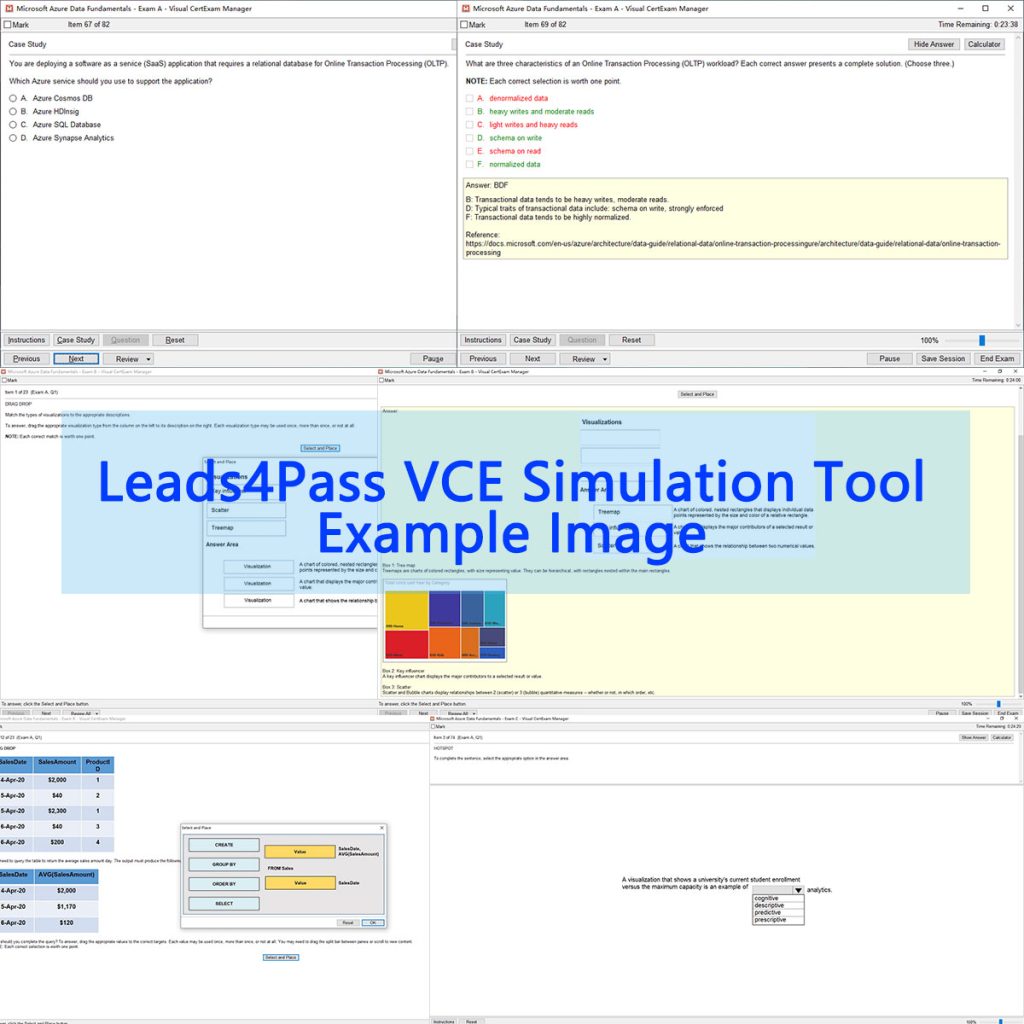 Leads4Pass VCE Simulation Tool Example Image